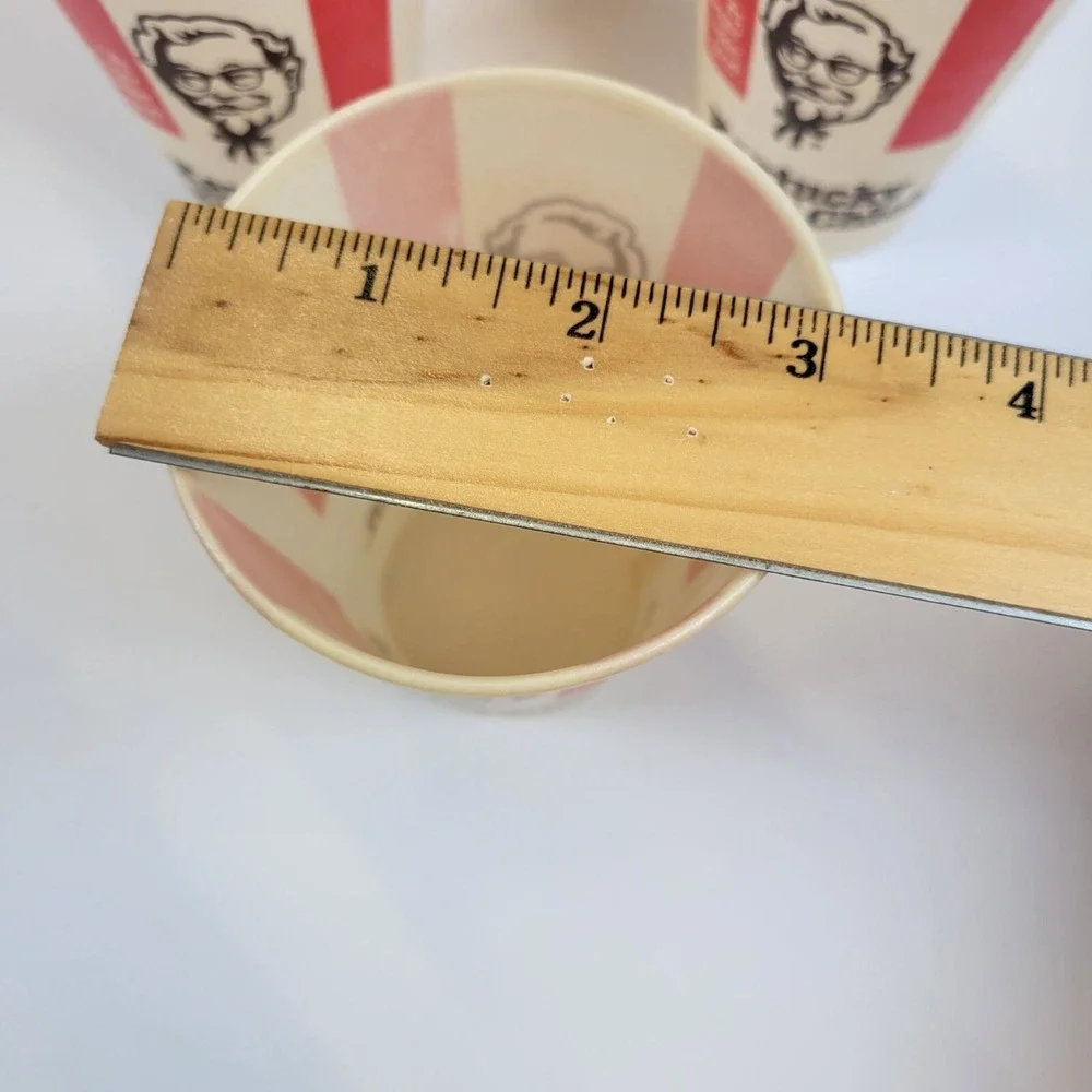 Vintage 1980s KFC Paper Wax Cup | Colonel Sanders Retro‎ Fast Food | Single Cup
